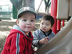 Me and Spencer at Lincoln park