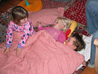 Me in bed with the girls