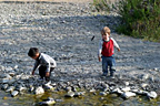 Throwing stones with Spencer