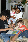 Zere, Bridget, Zenaba and me