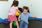 Bouncing with Sophia