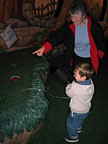 Me and Grandma, trying to hit goblins