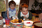 Lunch at Grandma and Grandad's