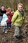 With Uncle John, Lucy and Nat