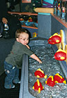 Playing in the water