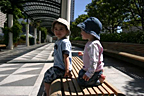 With Nat in Yerba Buena Gardens