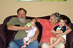 Grandpa, Nataly, Grandma and me
