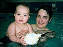 Me, mum and a puffer fish