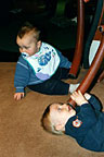 Me and Tommy playin with tubes