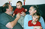 Grandpa, me, Grandma and Emma 