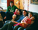 Uncle Dom, me, Mum, Uncle Pierre, Aunty Marie and Emma